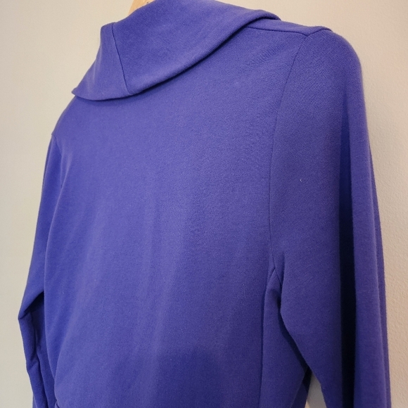 North Face Tadasana‎ Jersey Yoga Faux Wrap Cardigan - Purple Small - Picture 10 of 12